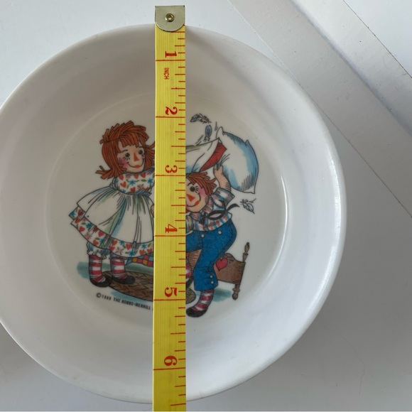 Vintage Raggedy Ann and Andy 1960s Nesting Bowls Melamine 60s Bobbs-Merrill - Picture 9 of 9